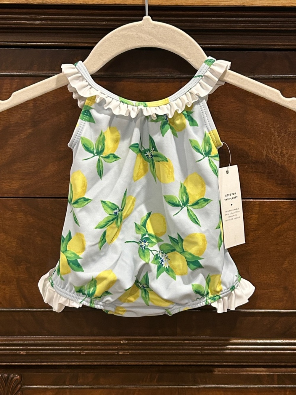 Janie and Jack Lemon Swimsuit NWT